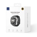 Apple Watch 7 45mm Uyumlu Wiwu Wi-WB013 Rambo Serisi 2in1 Şeffaf PC Kasa Koruyuculu Kauçuk Kordon - 13
