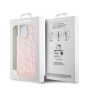 Apple iPhone 15 Uyumlu Pro Uyumlu Max Uyumlu Kılıf Hello Kitty Orjinal Lisanslı Renk Geçişli Elektroplating Kaplama Kitty Head Desenli Kapak - 14