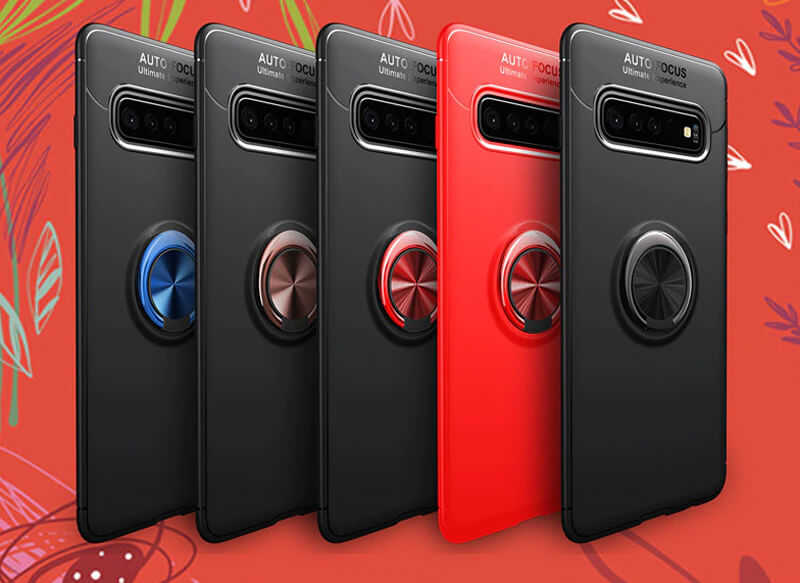 Samsung Galaxy S10 Plus Uyumlu Kılıf Zore Ravel Silikon Kapak - 1