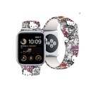 Apple Watch 38mm Uyumlu Hello Kitty Orjinal Lisanslı Etiket Graffiti Silikon Kordon - 1