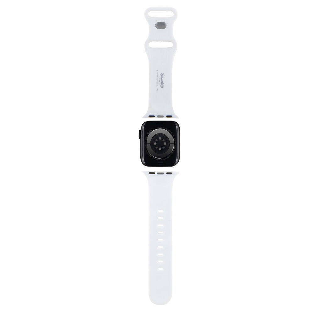 Apple Watch 38mm Uyumlu Hello Kitty Orjinal Lisanslı Etiket Graffiti Silikon Kordon - 5