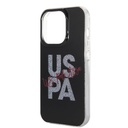 Apple iPhone 14 Uyumlu Pro Uyumlu Kılıf U.S. POLO ASSN. Simli Parlak Alfabe Tasarım Kapak - 5