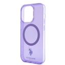 Apple iPhone 14 Uyumlu Pro Uyumlu Max Uyumlu Kılıf U.S. POLO ASSN. M-safe Şarj Özellikli Transparan Tasarım Kapak - 4
