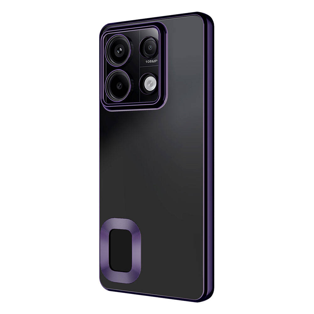 Xiaomi Redmi Note 13 4G Kılıf Kamera Korumalı Logo Gösteren Zore Omega Kapak - 5