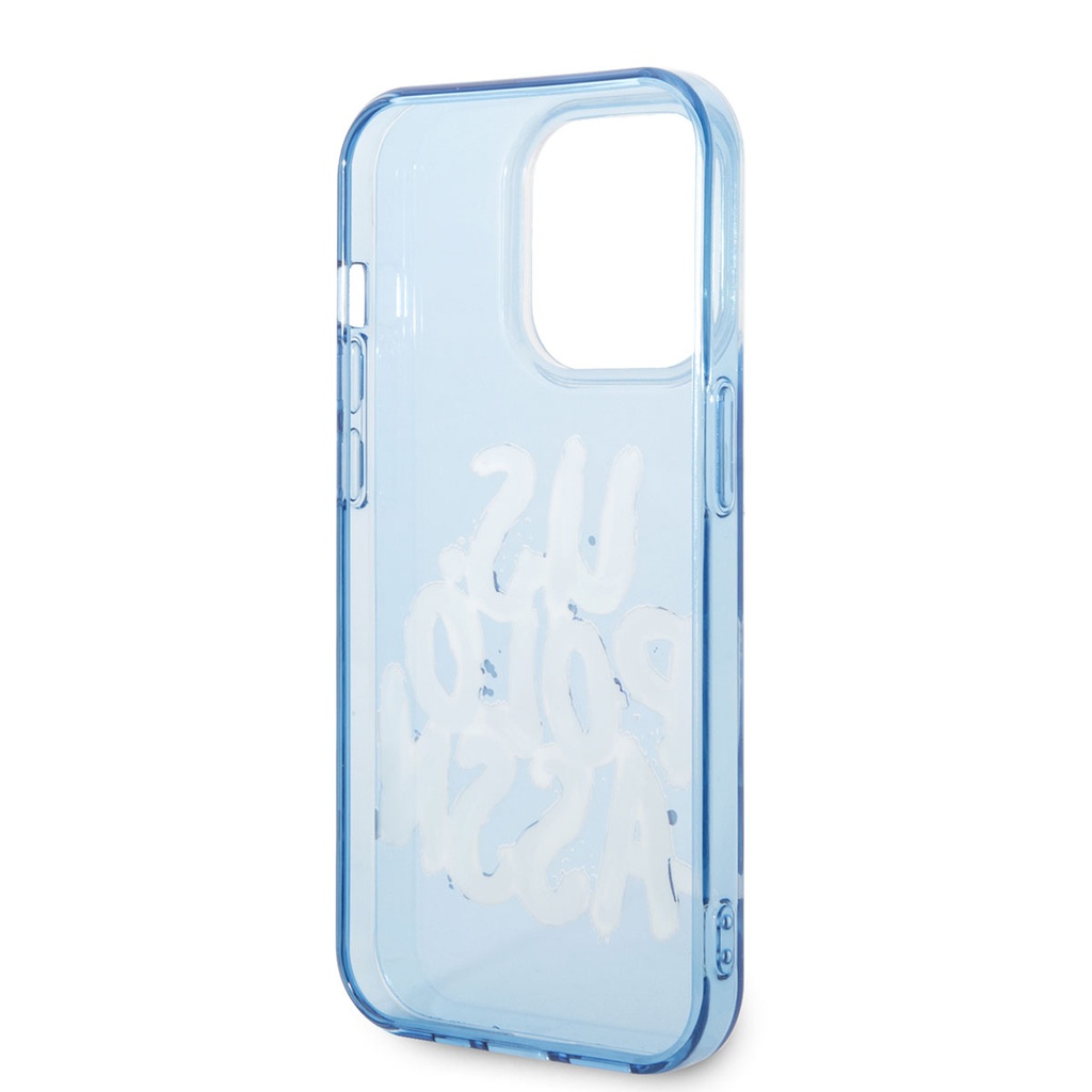 Apple iPhone 14 Uyumlu Pro Uyumlu Kılıf U.S. POLO ASSN. Renkli Grafiti Baskılı Dizayn Kapak - 1