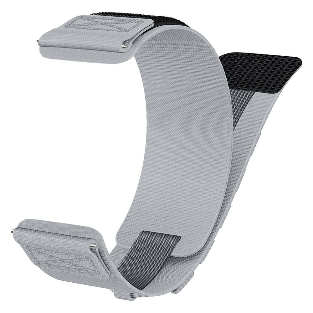 Huawei GT2 46mm Uyumlu Zore KRD-112 22mm Orbital Örgülü Halat Tasarımlı Naylon Kumaş Hasır Kordon - 13