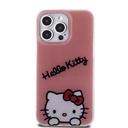 Apple iPhone 15 Uyumlu Pro Uyumlu Max Uyumlu Kılıf Hello Kitty Orjinal Lisanslı Askılı Yazı ve İkonik Logolu Daydreaming Kapak - 2