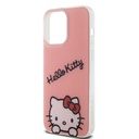 Apple iPhone 15 Uyumlu Pro Uyumlu Max Uyumlu Kılıf Hello Kitty Orjinal Lisanslı Askılı Yazı ve İkonik Logolu Daydreaming Kapak - 5
