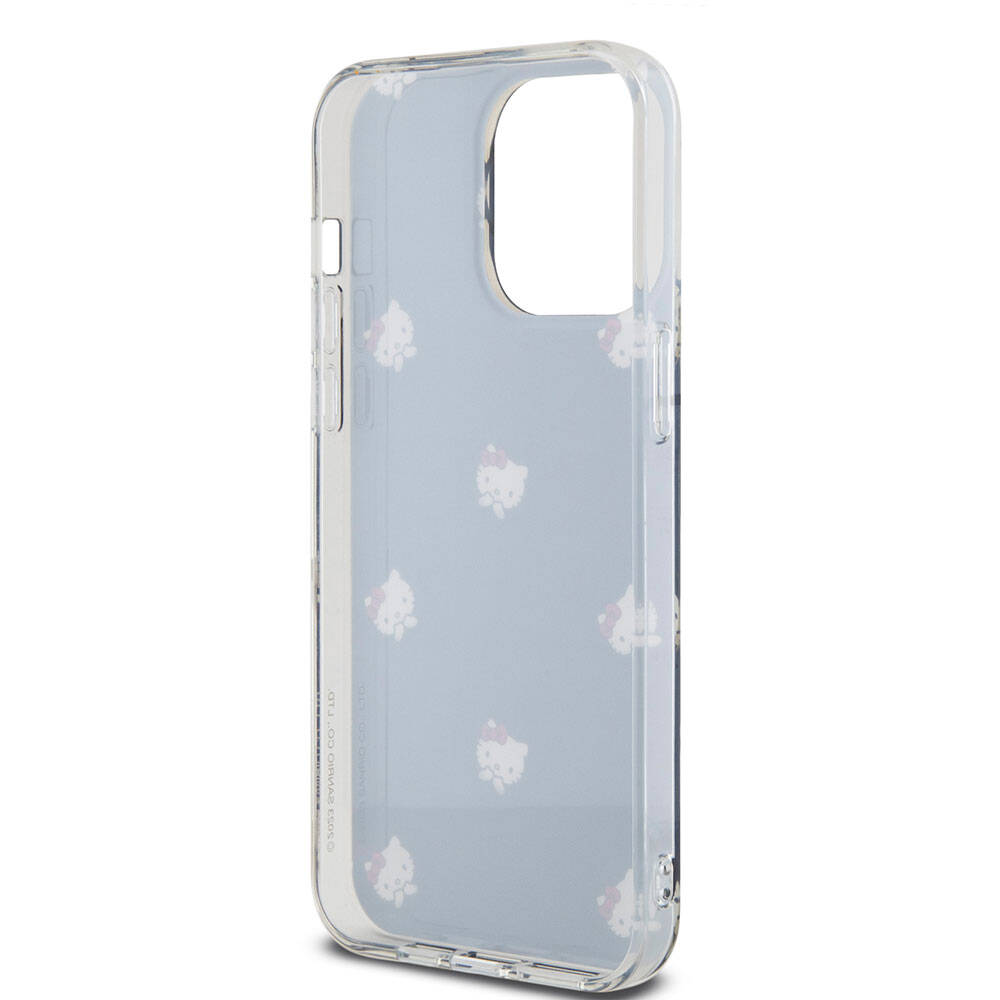 Apple iPhone 15 Uyumlu Pro Uyumlu Max Uyumlu Kılıf Hello Kitty Orjinal Lisanslı Elektroplating Kaplama Kabarcık Baskılı Kapak - 6