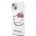 Apple iPhone 15 Uyumlu Kılıf Hello Kitty Orjinal Lisanslı Yazı ve İkonik Logolu Kitty Head Kapak - 1