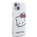 Apple iPhone 15 Uyumlu Kılıf Hello Kitty Orjinal Lisanslı Yazı ve İkonik Logolu Kitty Head Kapak - 3