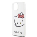 Apple iPhone 15 Uyumlu Kılıf Hello Kitty Orjinal Lisanslı Yazı ve İkonik Logolu Kitty Head Kapak - 5