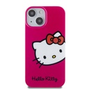 Apple iPhone 15 Uyumlu Kılıf Hello Kitty Orjinal Lisanslı Yazı ve İkonik Logolu Kitty Head Kapak - 9