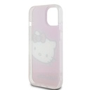 Apple iPhone 15 Uyumlu Kılıf Hello Kitty Orjinal Lisanslı Yazı ve İkonik Logolu Kitty Head Kapak - 13
