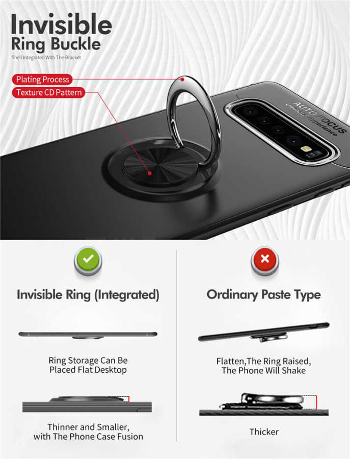 Samsung Galaxy S10 Plus Uyumlu Kılıf Zore Ravel Silikon Kapak - 6