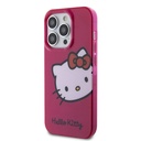 Apple iPhone 15 Uyumlu Pro Uyumlu Kılıf Hello Kitty Orjinal Lisanslı Yazı ve İkonik Logolu Kitty Head Kapak - 1