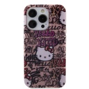 Apple iPhone 15 Uyumlu Pro Uyumlu Kılıf Hello Kitty Orjinal Lisanslı İkonik Logolu Etiket Graffiti Kapak - 2