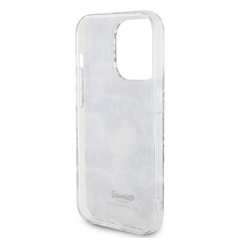 Apple iPhone 15 Uyumlu Pro Uyumlu Kılıf Hello Kitty Orjinal Lisanslı İkonik Logolu Etiket Graffiti Kapak - 13