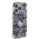 Apple iPhone 15 Uyumlu Pro Uyumlu Max Uyumlu Kılıf Hello Kitty Orjinal Lisanslı İkonik Logolu Etiket Graffiti Kapak - 3