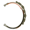 Huawei Watch GT 3 42mm Uyumlu Zore KRD-112 20mm Orbital Örgülü Halat Tasarımlı Naylon Kumaş Hasır Kordon - 1