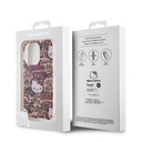 Apple iPhone 15 Uyumlu Pro Uyumlu Max Uyumlu Kılıf Hello Kitty Orjinal Lisanslı İkonik Logolu Etiket Graffiti Kapak - 14