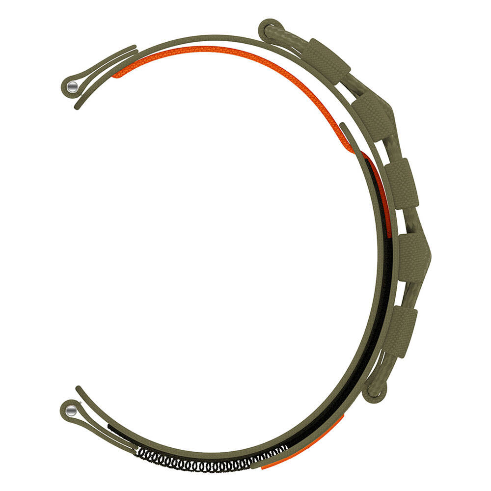 Samsung Galaxy Watch 46mm Uyumlu Zore KRD-112 22mm Orbital Örgülü Halat Tasarımlı Naylon Kumaş Hasır Kordon - 1