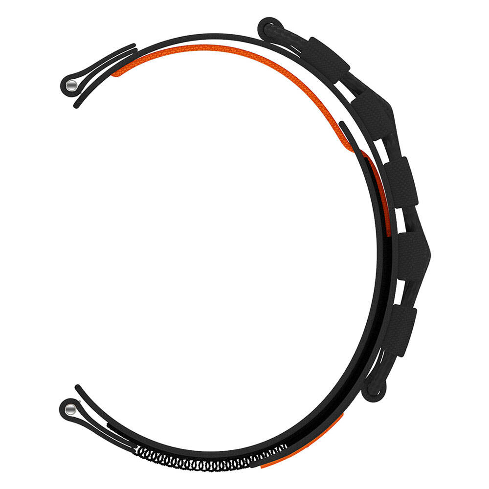 Samsung Galaxy Watch 46mm Uyumlu Zore KRD-112 22mm Orbital Örgülü Halat Tasarımlı Naylon Kumaş Hasır Kordon - 2