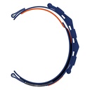 Samsung Galaxy Watch 46mm Uyumlu Zore KRD-112 22mm Orbital Örgülü Halat Tasarımlı Naylon Kumaş Hasır Kordon - 3
