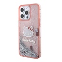 Apple iPhone 15 Uyumlu Pro Uyumlu Max Uyumlu Kılıf Hello Kitty Orjinal Lisanslı İkonik Sıvılı Glitter Kapak - 8