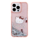 Apple iPhone 15 Uyumlu Pro Uyumlu Max Uyumlu Kılıf Hello Kitty Orjinal Lisanslı İkonik Sıvılı Glitter Kapak - 9