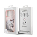 Apple iPhone 15 Uyumlu Pro Uyumlu Max Uyumlu Kılıf Hello Kitty Orjinal Lisanslı İkonik Sıvılı Glitter Kapak - 14