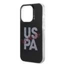 Apple iPhone 15 Uyumlu Pro Uyumlu Kılıf U.S. Polo Assn. Orjinal Lisanslı Simli Parlak Alfabe Tasarım Kapak - 5