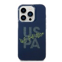 Apple iPhone 15 Uyumlu Pro Uyumlu Max Uyumlu Kılıf U.S. Polo Assn. Orjinal Lisanslı Simli Parlak Alfabe Tasarım Kapak - 16