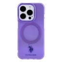 Apple iPhone 15 Uyumlu Pro Uyumlu Kılıf U.S. Polo Assn. Orjinal Lisanslı M-safe Şarj Özellikli Transparan Tasarım Kapak - 16