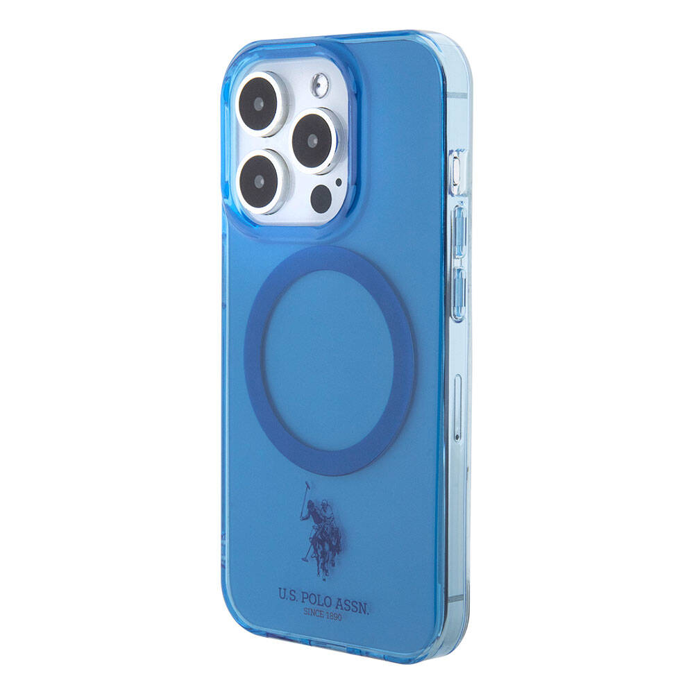 Apple iPhone 15 Uyumlu Pro Uyumlu Max Uyumlu Kılıf U.S. Polo Assn. Orjinal Lisanslı M-safe Şarj Özellikli Transparan Tasarım Kapak - 8