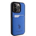 Apple iPhone 15 Uyumlu Pro Uyumlu Kılıf U.S. Polo Assn. Orjinal Lisanslı Baskı Logolu PU Kartlıklı Kapak - 10