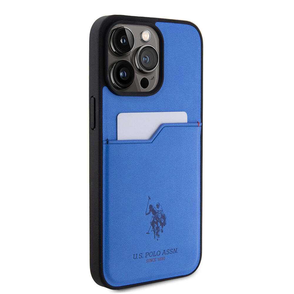 Apple iPhone 15 Uyumlu Pro Uyumlu Max Uyumlu Kılıf U.S. Polo Assn. Orjinal Lisanslı Baskı Logolu PU Kartlıklı Kapak - 3