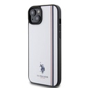 Apple iPhone 15 Uyumlu Plus Uyumlu Kılıf U.S. Polo Assn. Orjinal Lisanslı Üç Renk Şerit Tasarımlı Baskı Logolu Kapak - 8