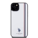 Apple iPhone 15 Uyumlu Plus Uyumlu Kılıf U.S. Polo Assn. Orjinal Lisanslı Üç Renk Şerit Tasarımlı Baskı Logolu Kapak - 9