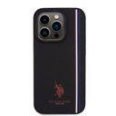 Apple iPhone 15 Uyumlu Pro Uyumlu Kılıf U.S. Polo Assn. Orjinal Lisanslı Üç Renk Şerit Tasarımlı Baskı Logolu Kapak - 9