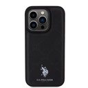Apple iPhone 15 Uyumlu Pro Uyumlu Kılıf U.S. Polo Assn. Orjinal Lisanslı HS Desenli Baskı Logolu Suni Deri Kapak - 2