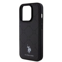 Apple iPhone 15 Uyumlu Pro Uyumlu Kılıf U.S. Polo Assn. Orjinal Lisanslı HS Desenli Baskı Logolu Suni Deri Kapak - 5