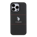 Apple iPhone 15 Uyumlu Pro Uyumlu Max Uyumlu Kılıf U.S. Polo Assn. Orjinal Lisanslı Deri Şeritli Logo Dizayn Kapak - 2