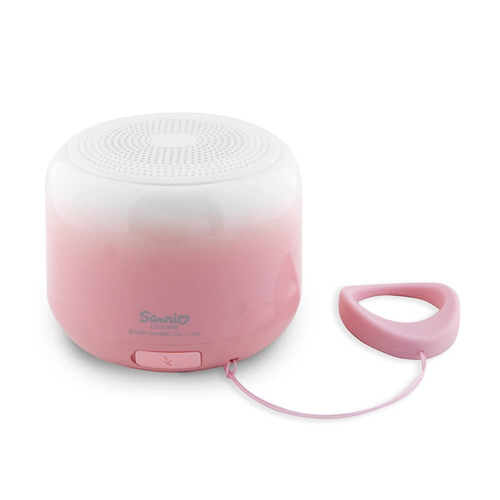 Hello Kitty Renk Geçişli Elektroplating Logolu Parmak Tutamaçlı Mini Bluetooth Speaker Hoparlör - 1