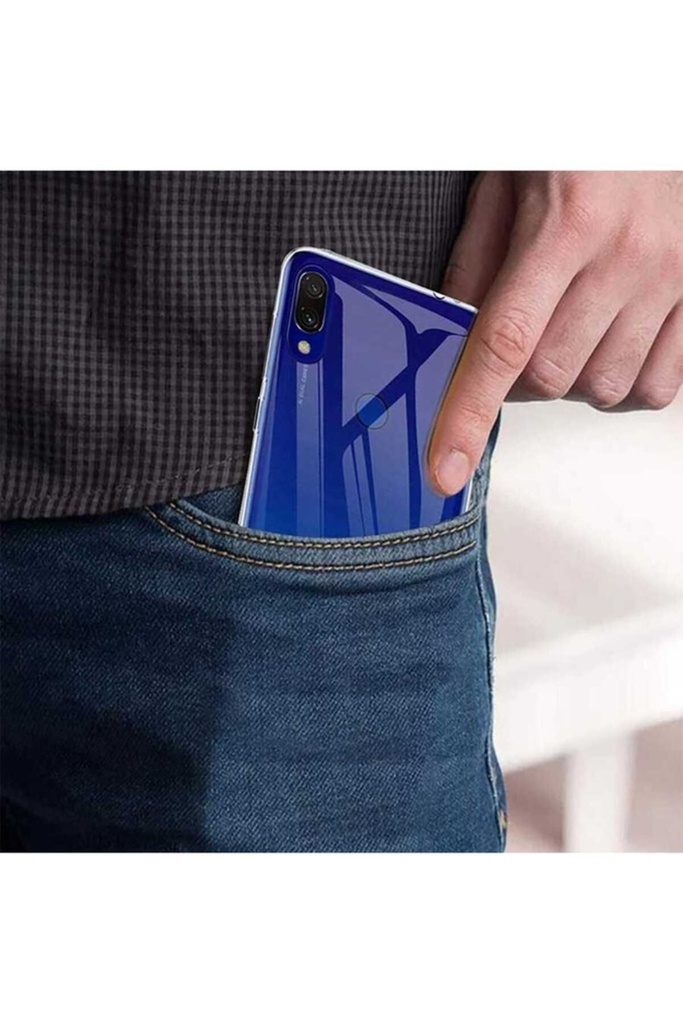 Xiaomi Redmi Note 7 Uyumlu Kılıf Zore Kamera Korumalı Süper Silikon Kapak
