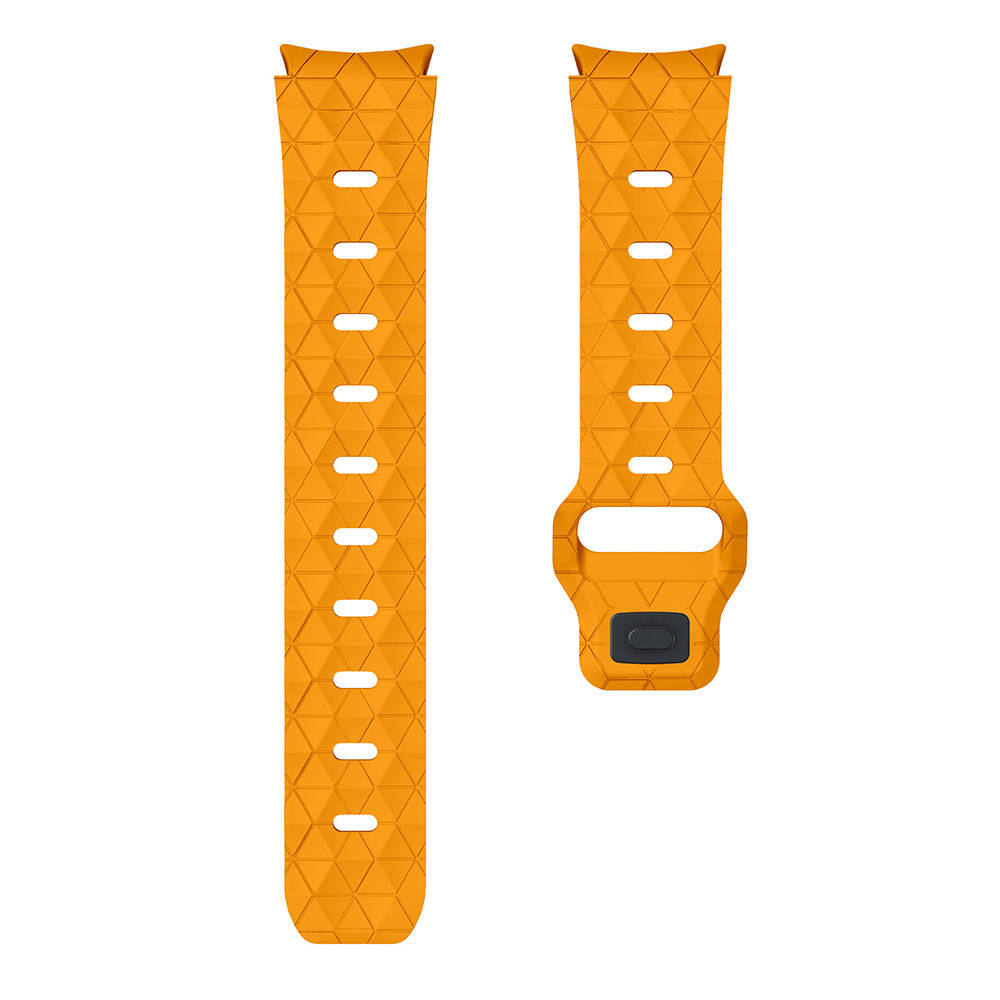 Samsung Galaxy Watch 5 44mm Uyumlu Zore KRD-116 20mm Futbol Desenli Spor Tasarımlı Silikon Kordon - 10