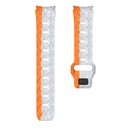 Samsung Galaxy Watch 5 44mm Uyumlu Zore KRD-116 20mm Futbol Desenli Spor Tasarımlı Silikon Kordon - 16