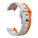 Samsung Galaxy Watch 5 44mm Uyumlu Zore KRD-116 20mm Futbol Desenli Spor Tasarımlı Silikon Kordon - 18