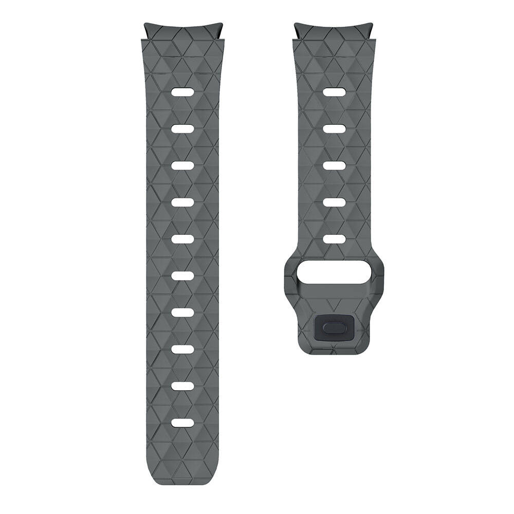 Samsung Galaxy Watch 5 44mm Uyumlu Zore KRD-116 20mm Futbol Desenli Spor Tasarımlı Silikon Kordon - 22