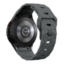 Samsung Galaxy Watch 5 44mm Uyumlu Zore KRD-116 20mm Futbol Desenli Spor Tasarımlı Silikon Kordon - 23